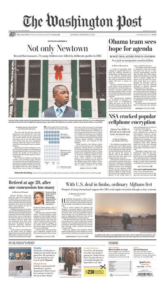 Newtown Anniversary Front Pages Will Break Your Heart All Over Again