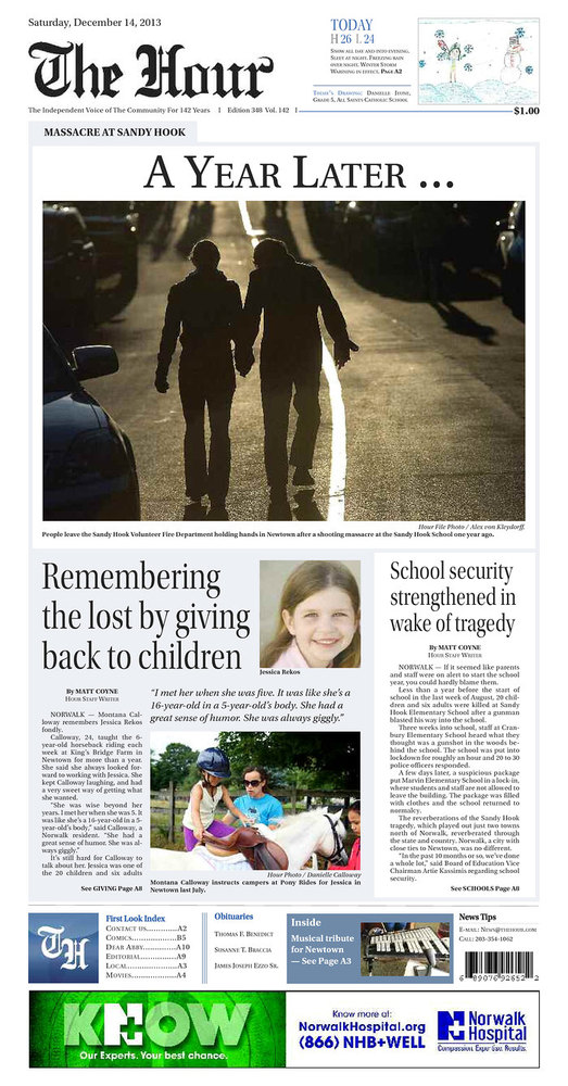 Newtown Anniversary Front Pages Will Break Your Heart All Over Again