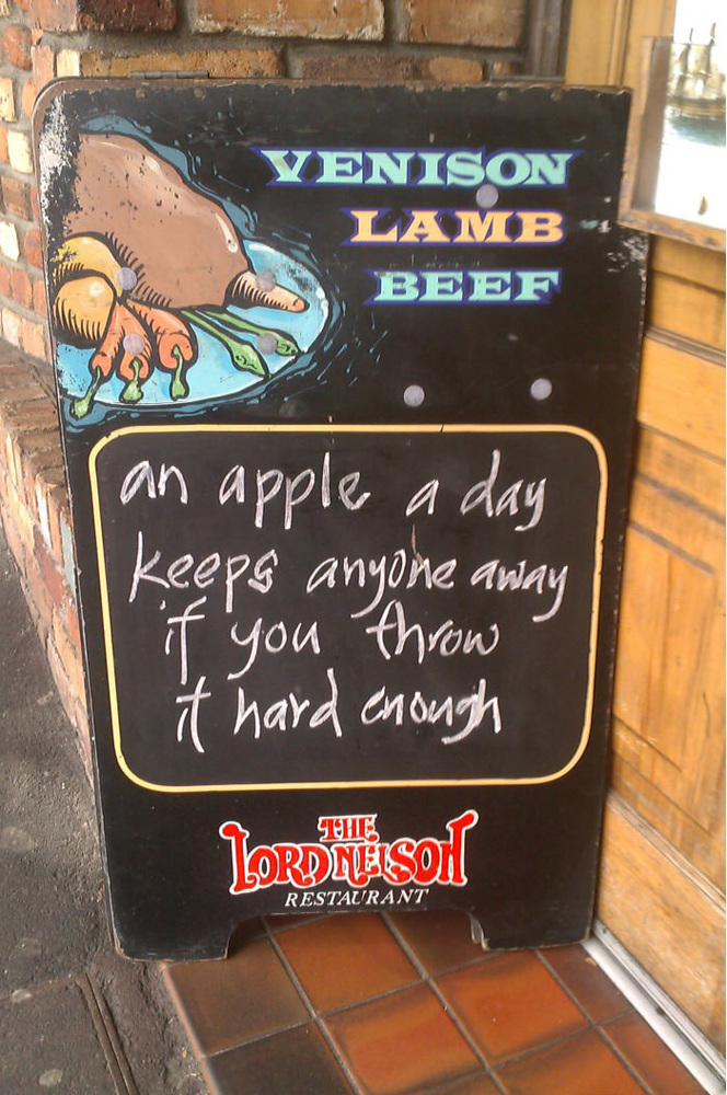 24 Hilarious Chalkboard Signs HuffPost UK