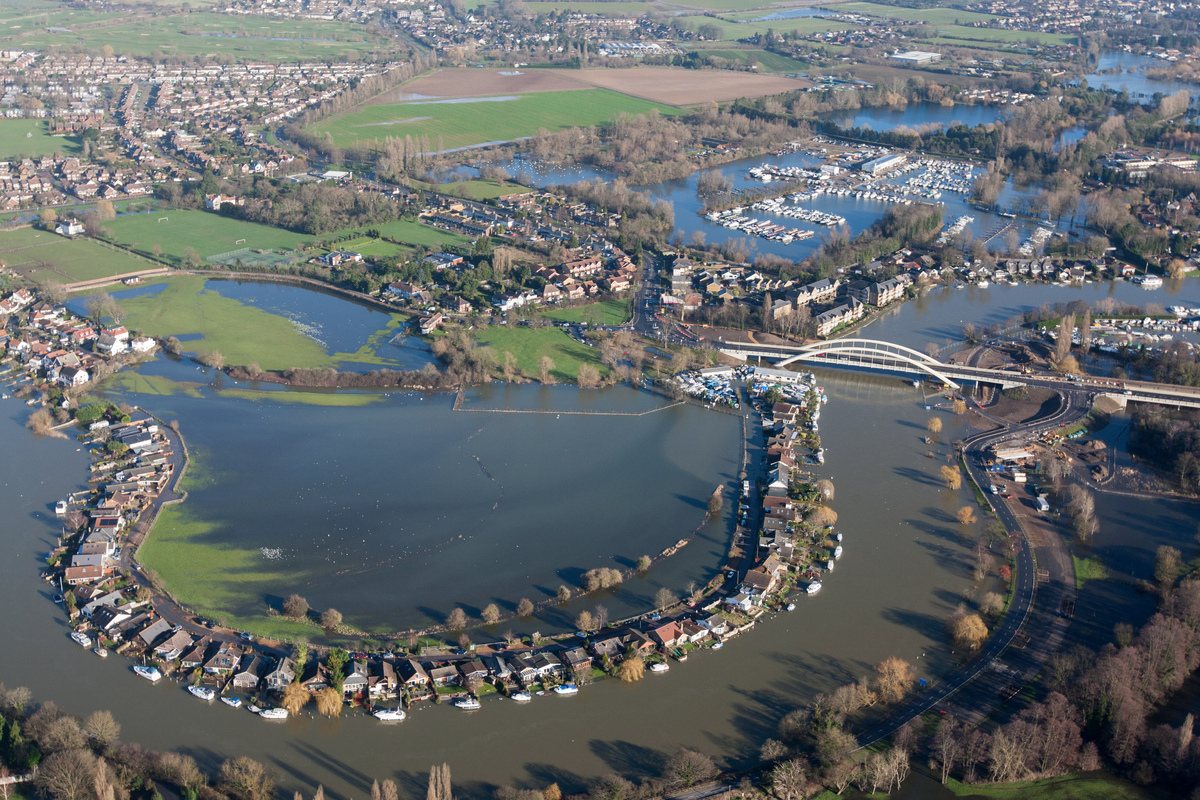 UK Weather: 9 Aerial Images Of Surrey Under Water | HuffPost UK