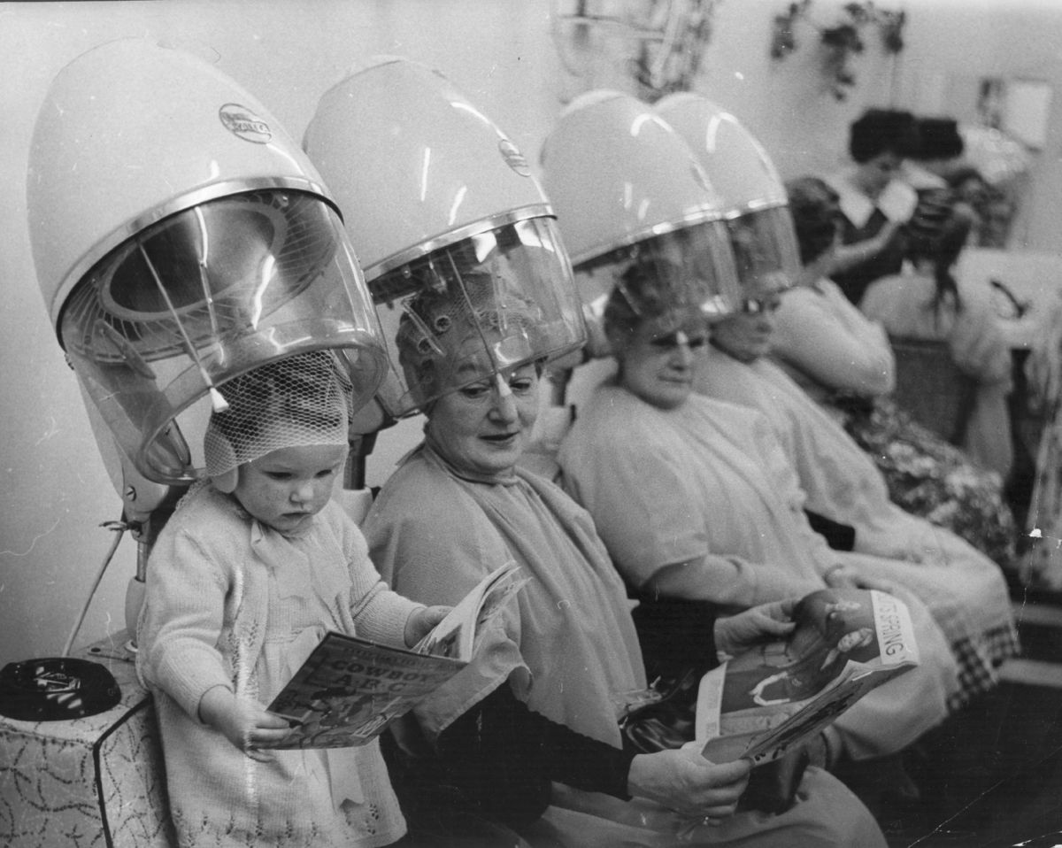 These Vintage Hair Dryer Photos Make It Seem Cool Under The Hood | HuffPost