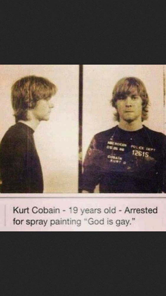 What Did Kurt Cobain Look Like  on 5/25/1986 