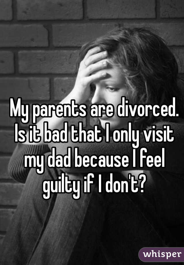 my parents divorce how it affected me How did your parent's divorce affect you how did your parent's divorce affect you (selfaskreddit) submitted 3 years ago by torpedohead 10 comments share save hide report when my parents divorced i was 10 or 11 and it really damaged me. my parents divorce how it affected me How did your parent's divorce affect you how did your parent's divorce affect you (selfaskreddit) submitted 3 years ago by torpedohead 10 comments share save hide report when my parents divorced i was 10 or 11 and it really damaged me.