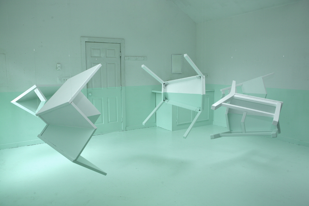 Artist Constructs LifeSize Optical Illusion Room, We Can't Stop