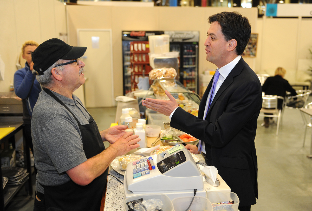 Ed Miliband Looks Weird Eating A Bacon Sandwich (PICTURES) HuffPost UK