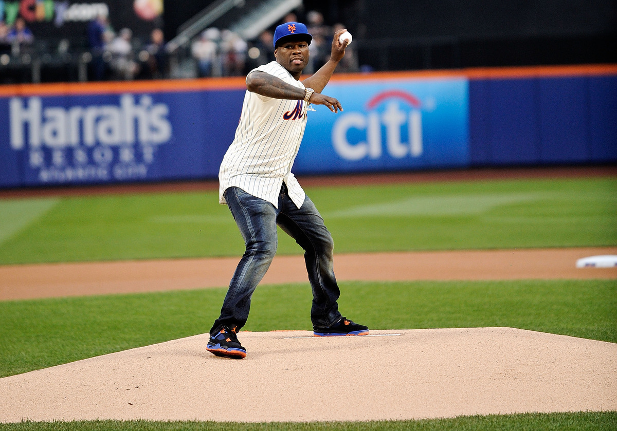 50 Cent Throws Dreadful First Pitch At Baseball Match (VIDEO) HuffPost UK