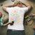 Camiseta con vías de ferrocarril (para que los niños jueguen sobre papá)