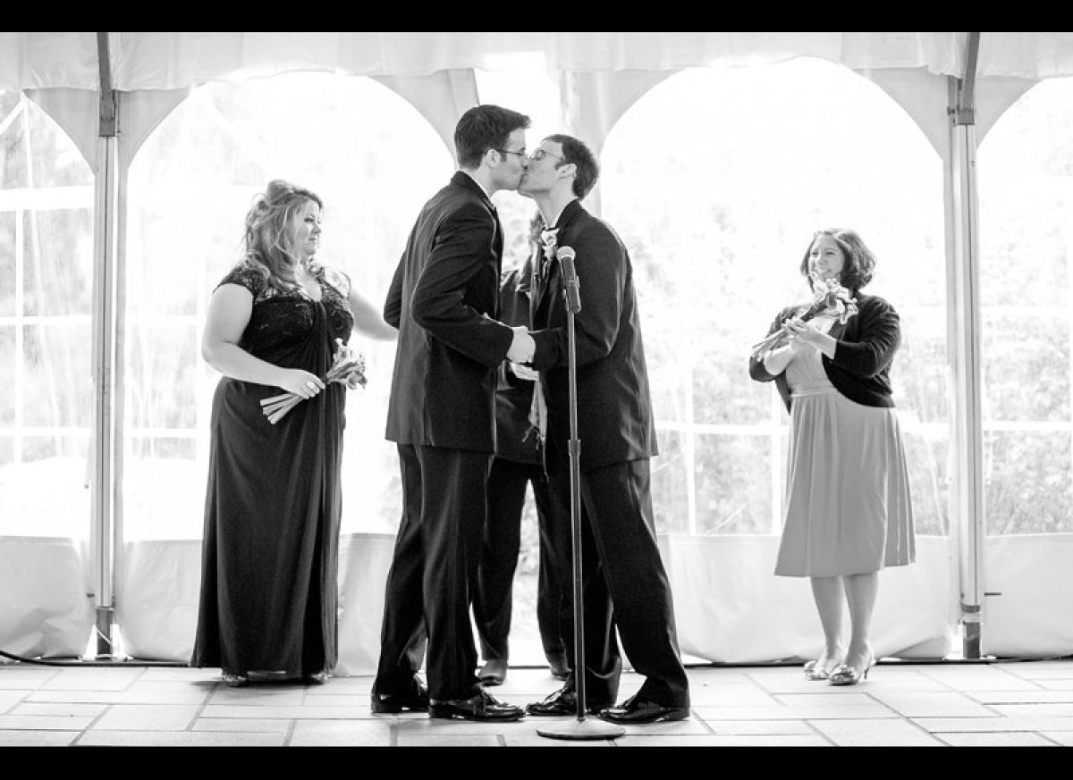 8 Same Sex Wedding Kisses That Will Leave You Weak In The Knees Huffpost 1244