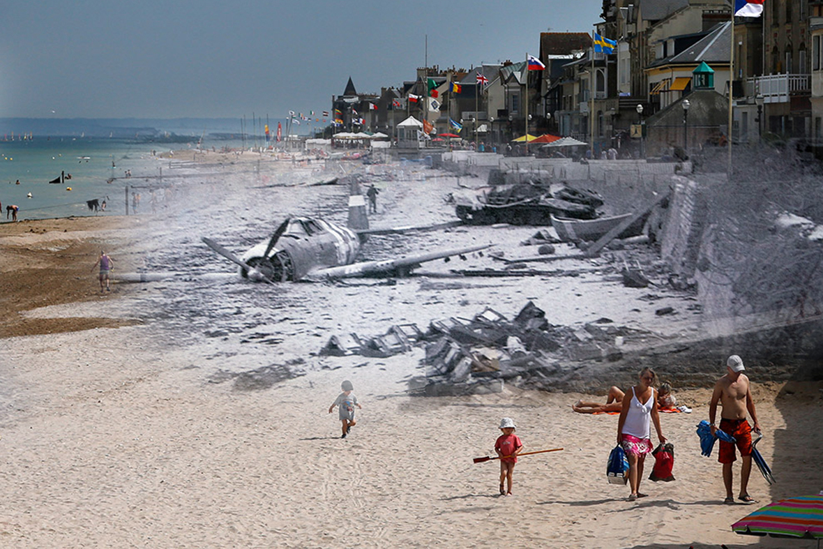 D-Day Landing Sites Then And Now: 11 Striking Images That Bring The