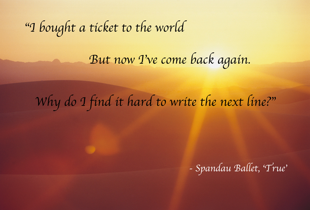 Terrible '80s Pop Lyrics As Inspirational Posters | HuffPost UK