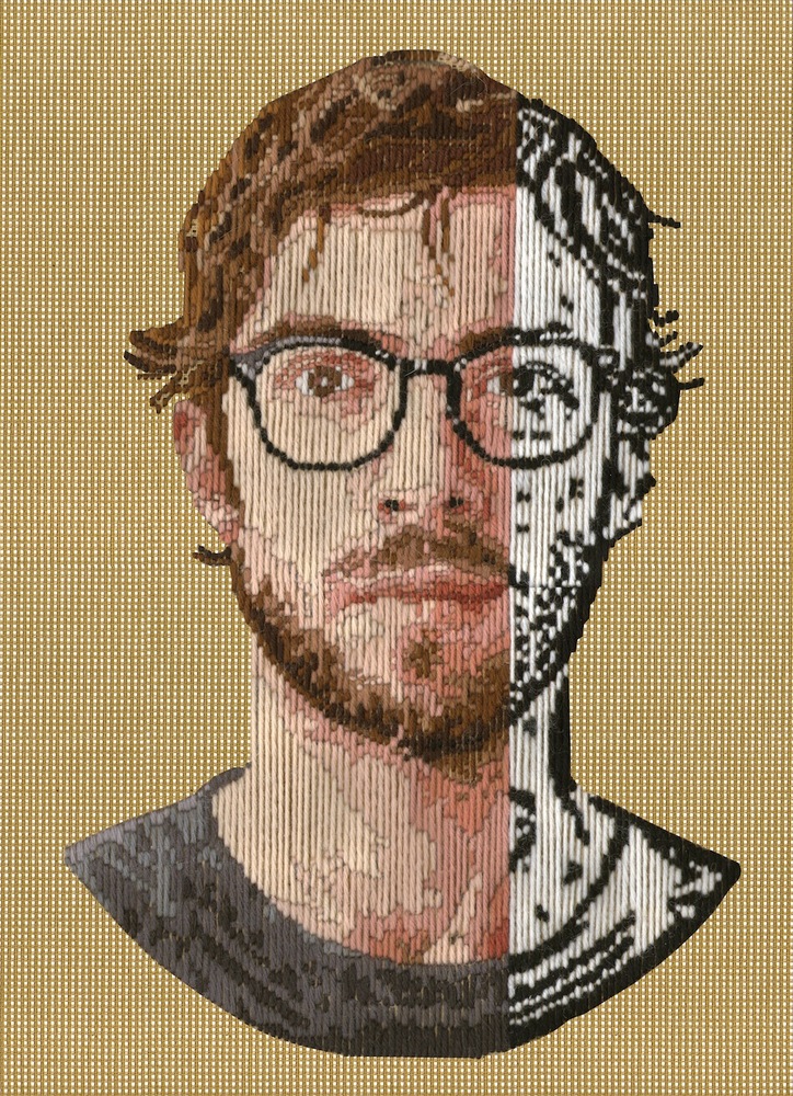 Artist Creates Handmade Digital Images By Stitching Pixels The 