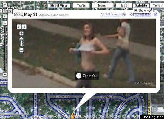 weird street view images. Craziest Google Street View Shots OF ALL TIME (PHOTOS, POLL)