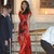 Amal Alamuddin, con un vestido rojo de Alexander McQueen en su despedida de soltera en Venecia