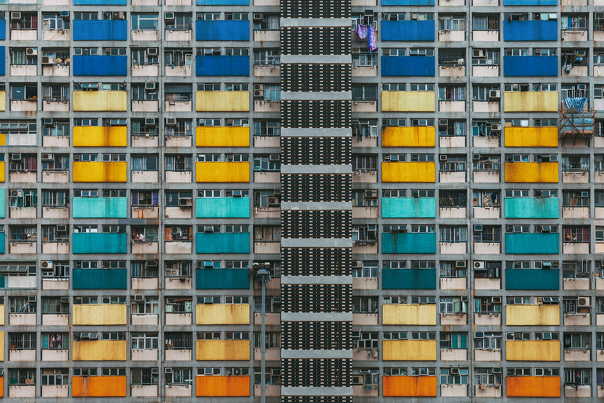 Photo Series 'Stacked' Showcases The Stunning Geometry Of Hong Kong's