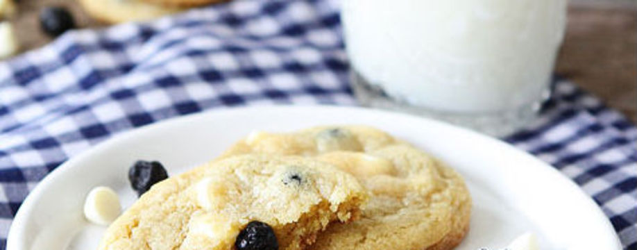 Lemon Blueberry Pudding Cookies