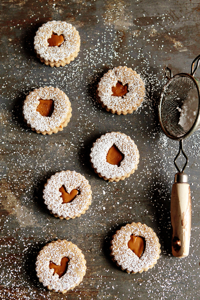 Spiced Linzer Cookies