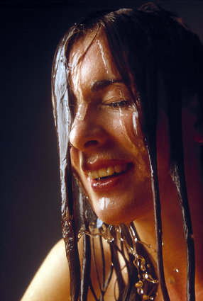 Risposte di olio di capelli selettive