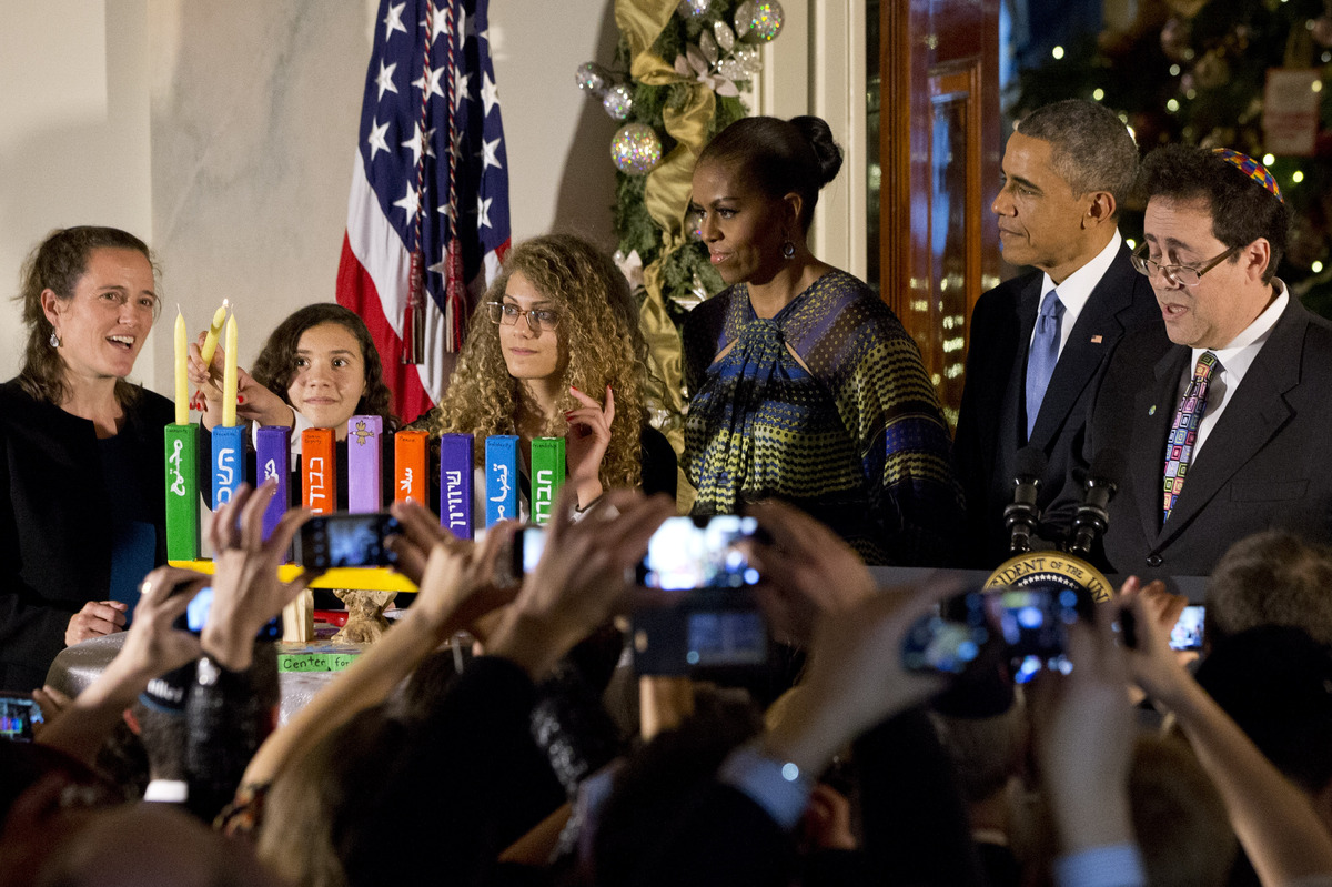 Menorahs Light Up Around The World For Hanukkah 2014 HuffPost