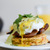 Sweet Corn Cake Eggs Benedict With Avocado Hollandaise