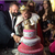 Un rey con pastel de Barbie