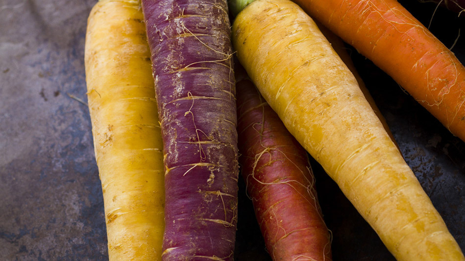 Новые овощи на столе: радужная морковь и гибрид капусты