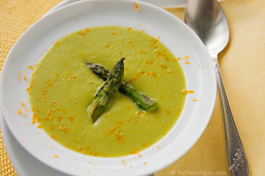 roasted asparagus soup