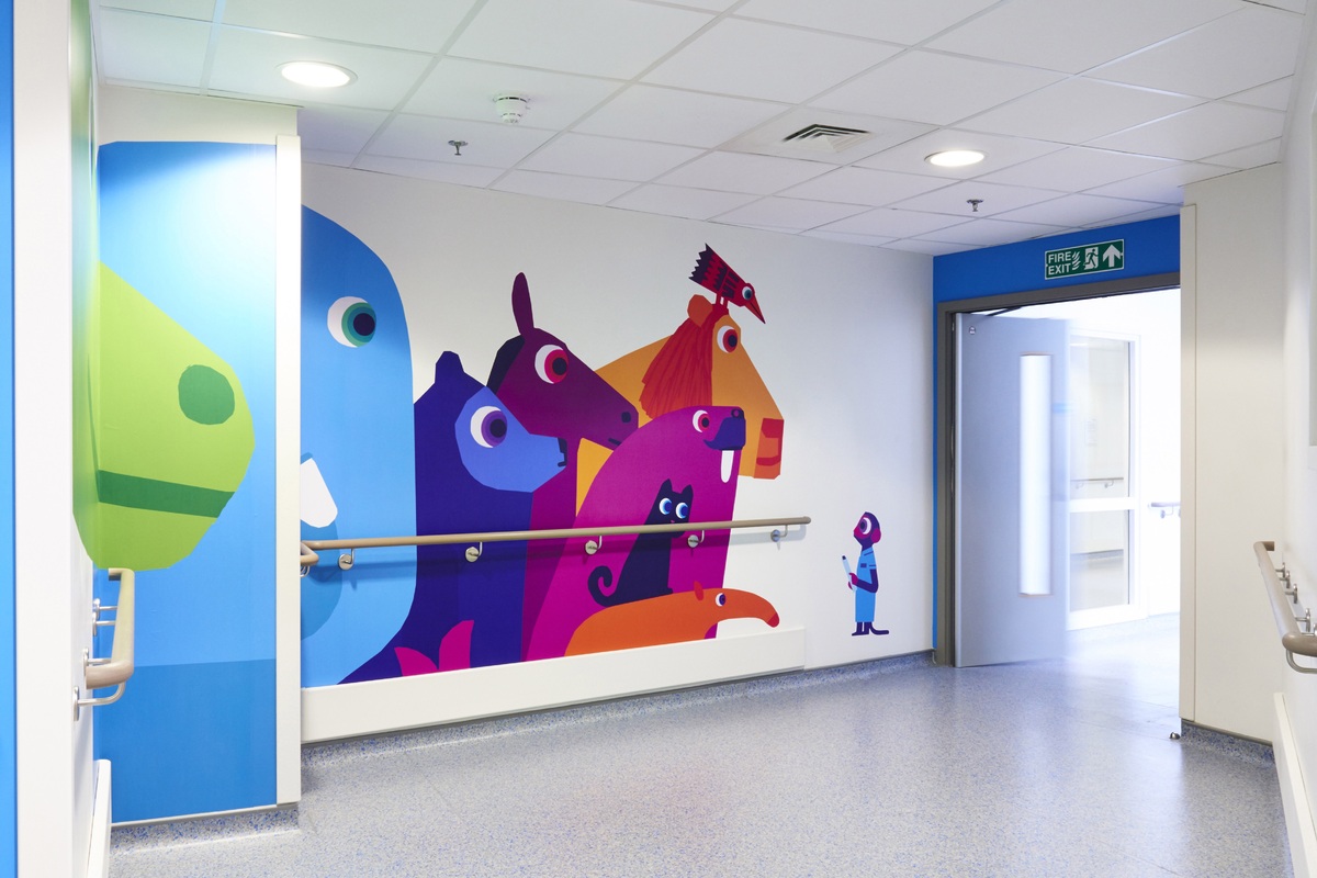 Artists Liven Up A Children's Hospital With Vibrant Murals, Thus Making