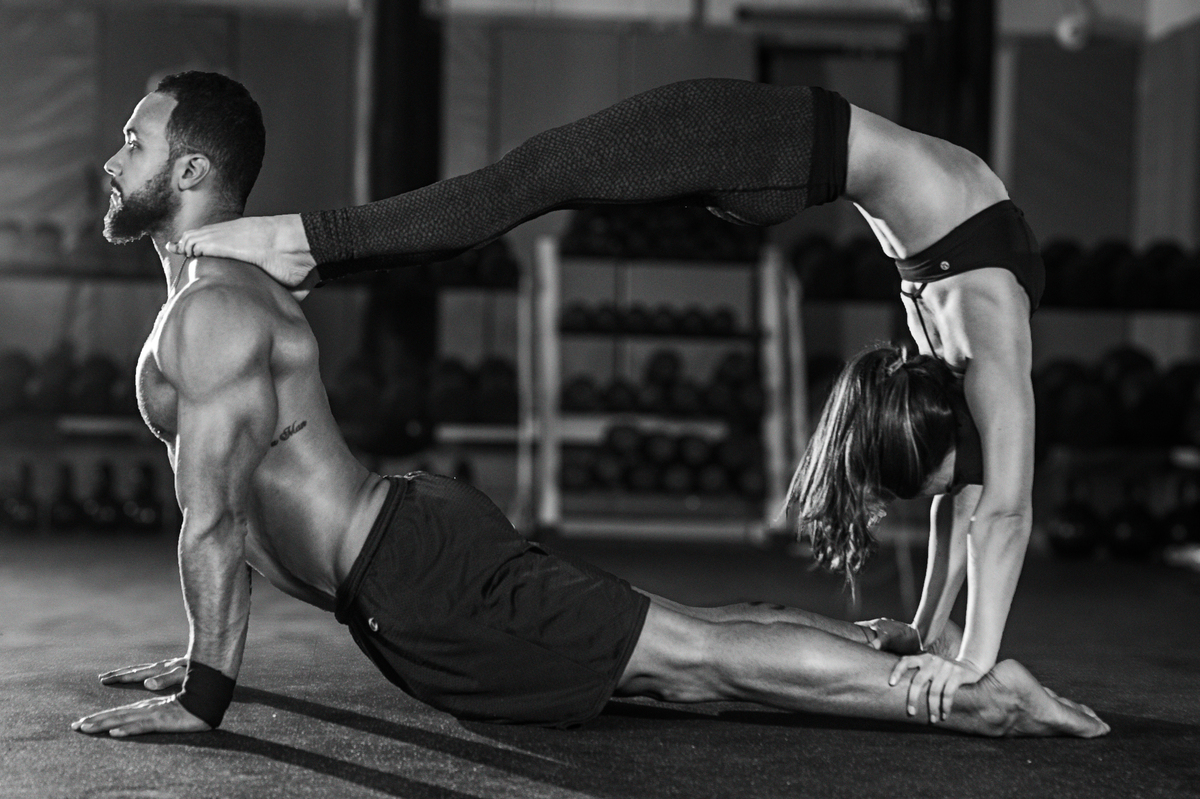 Blacked yoga