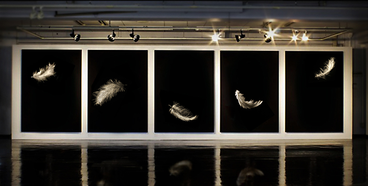 Artist Crafts Delicate Feathers Made From Thousands Of Interwoven Nude