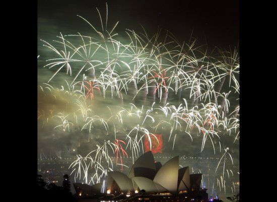 Australien,Sydney avfyrar fyverkeripjäser Australien,Sydney avfyrar fyverkeripjäser