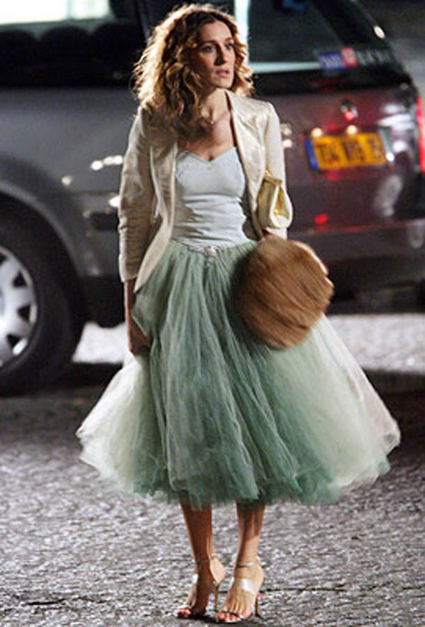 Sex and the City Carrie Bradshaw Wedding Dress from Vogue 