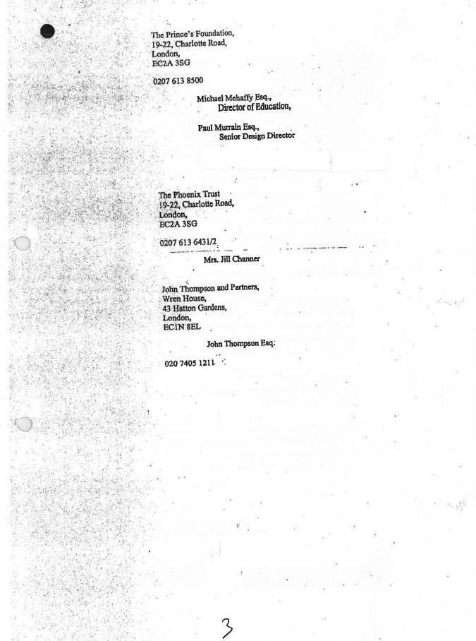 Black Spider Memos, Written By Prince Charles To Government Ministers