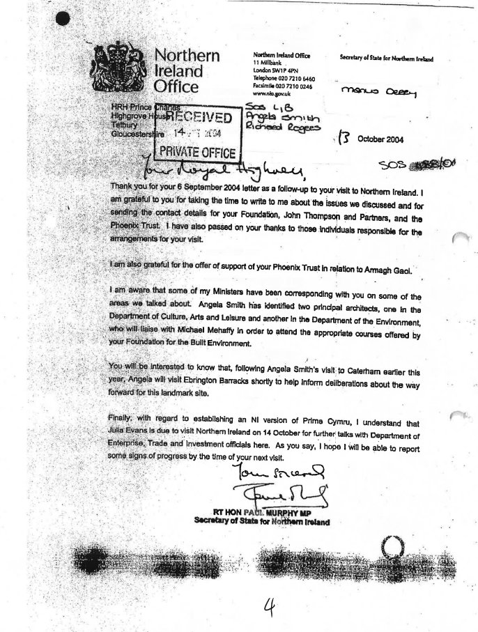 Black Spider Memos, Written By Prince Charles To Government Ministers