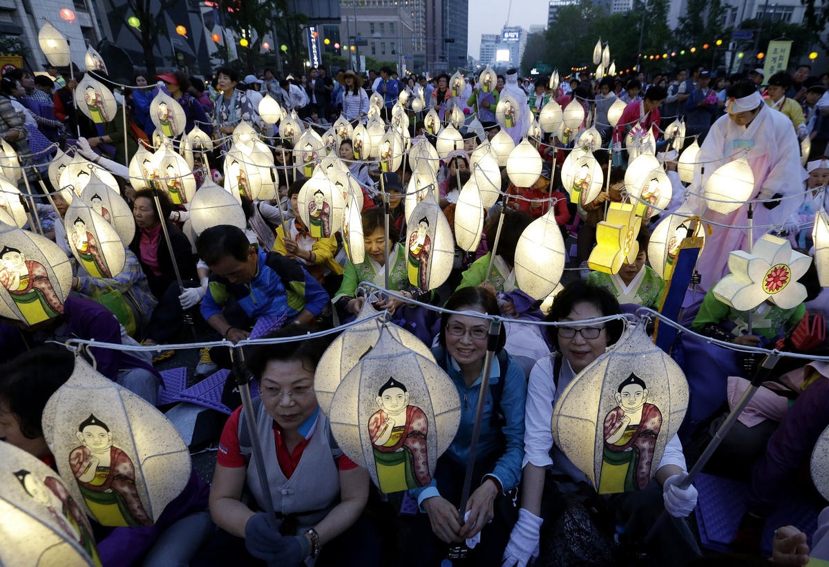 South Korean Buddhists Pray For Peace And Reunification With The North HuffPost