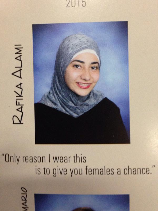 This Girl's Yearbook Quote About Wearing A Hijab Has A Magical 'Harry