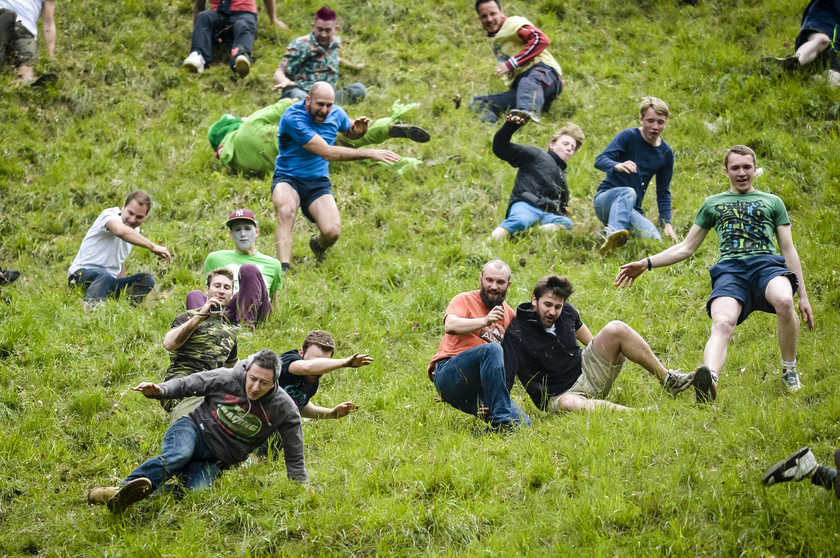 Cheese Rolling Race Looks Like A Dangerous, Smelly Way To Spend The Day