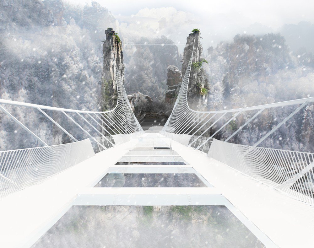 China Set To Open World's Longest And Highest Glass-Bottom Bridge ...