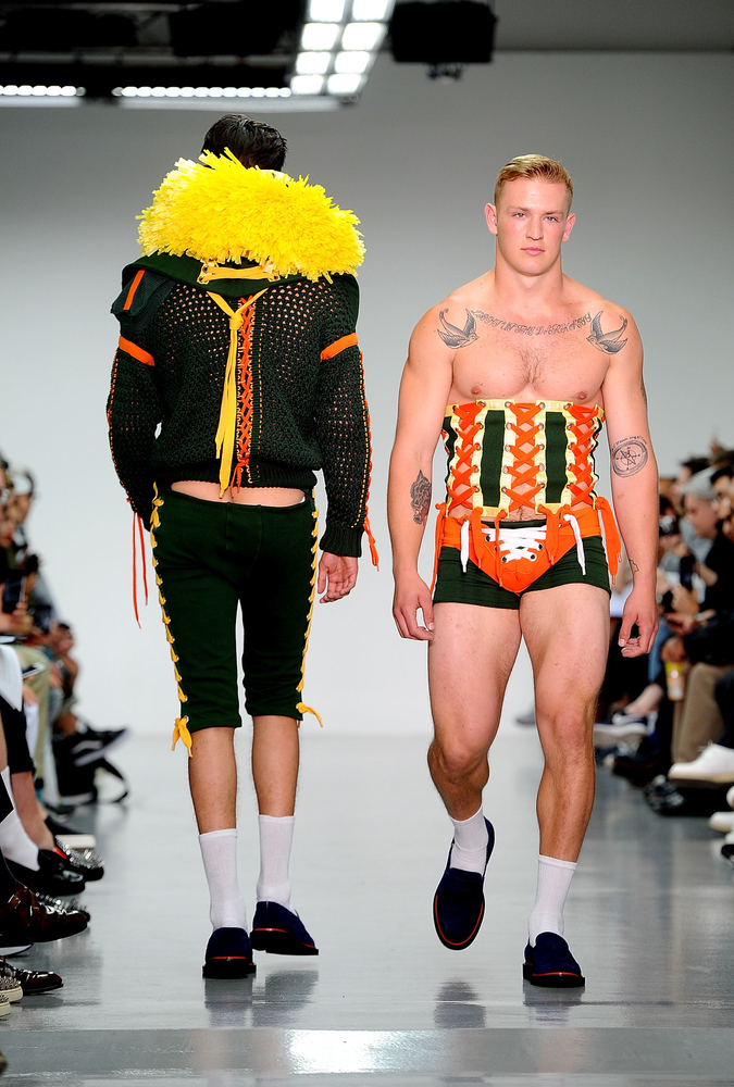 Mens Fashion Week Goes Mad With Butt Cracks Gold Underwear And More