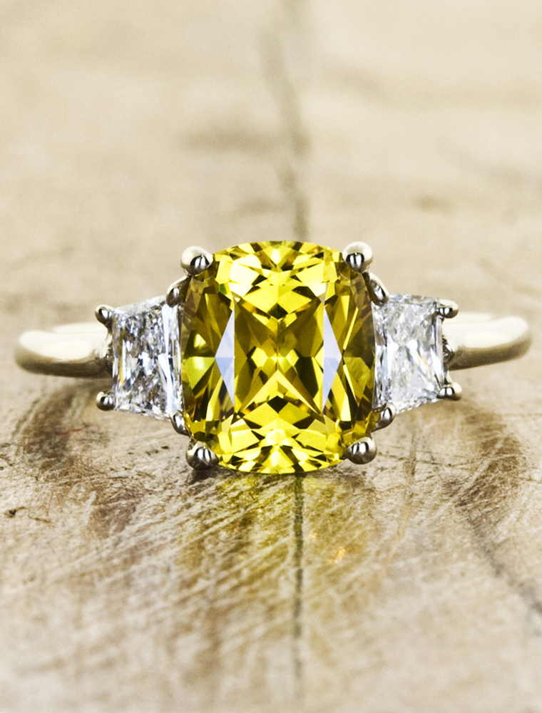 22 Colorful Engagement Rings For Brides Who Dare To Be Different Huffpost 8130