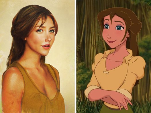 Photos If Disney Characters Were Real People This Is How