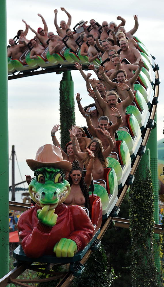 The Naked Roller Coaster World Record Attempt Capital Pictures My Xxx