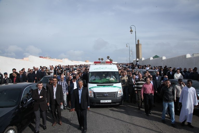 En images, les obsèques de Miloud Chaabi