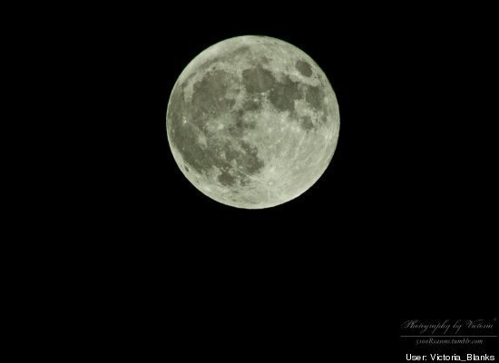 Supermoon from Los Angeles