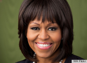Michelle Obama: su foto oficial del segundo mandato del Presidente Barack Obama, fue presentado este miércoles por la Casa Blanca