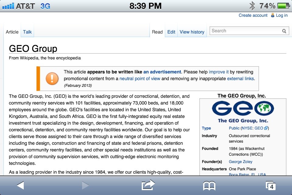geo group wikipedia