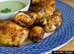 Best Ever Peruvian-Style Roast Chicken With Green Sauce