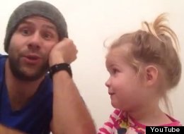 MIRA: Adorable dueto entre padre e hija