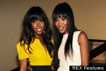 Naomi Campbell and Kelly Rowland In Battle Of The Bangs At Essence Black Women In Hollywood Luncheon