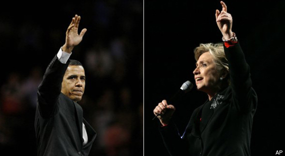 Obama Hillary Showdown