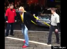 WATCH: Sword Swallower Pulls Car . . . With His Teeth